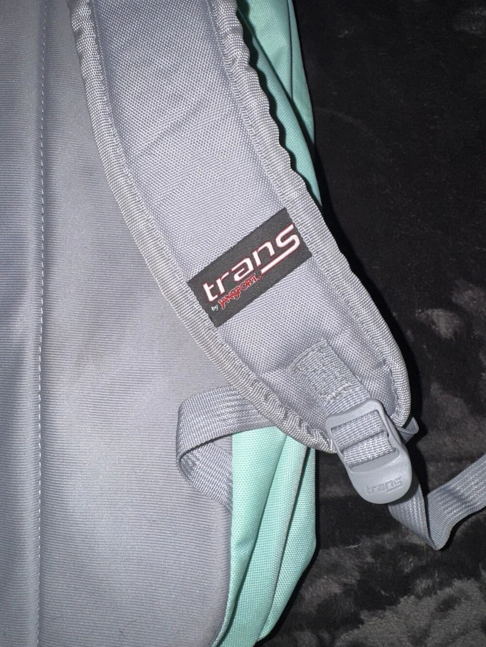 Trans by JanSport Light turquoise Backpack with Gray Straps